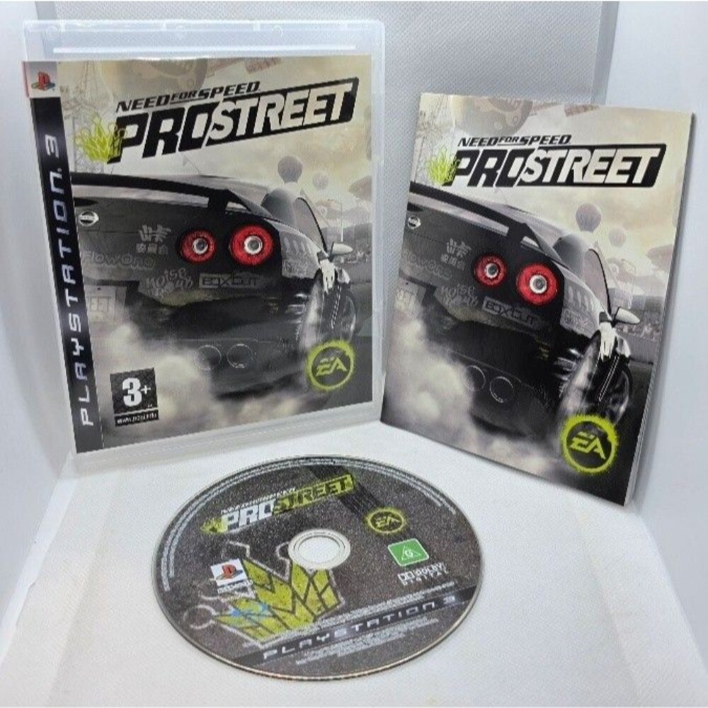 Need for Speed: ProStreet (PlayStation 3, 2007) - Complete w/Manual